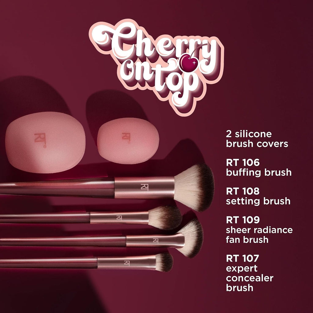 Real Techniques Set Brochas Cherry