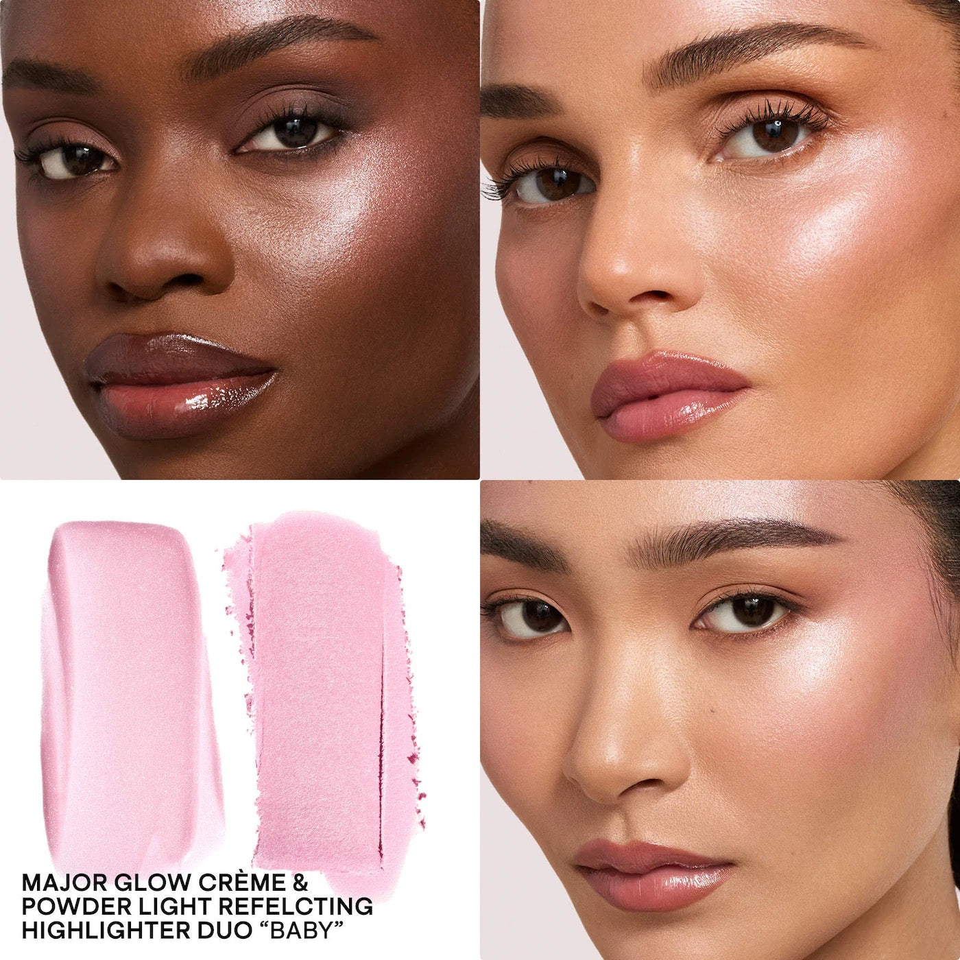 Iluminador - PATRICK TA Major Glow Creme & Powder Light Reflecting Translucent Highlighter Duo