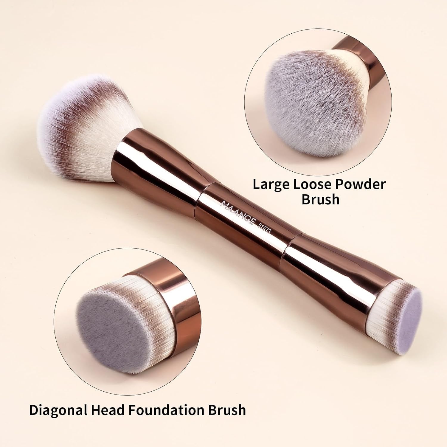 MAANGE - Brochas de maquillaje multifuncional