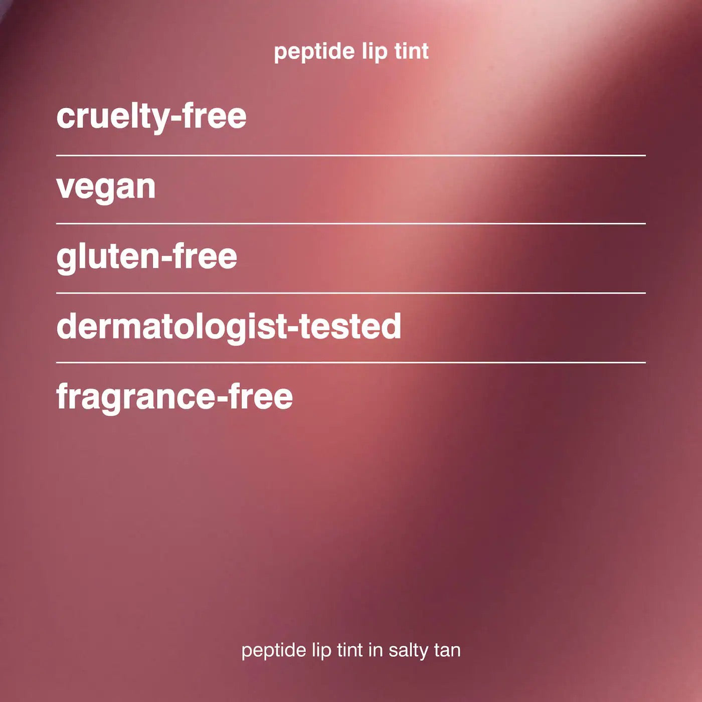 Peptide Lip Tint Nourishing Glaze