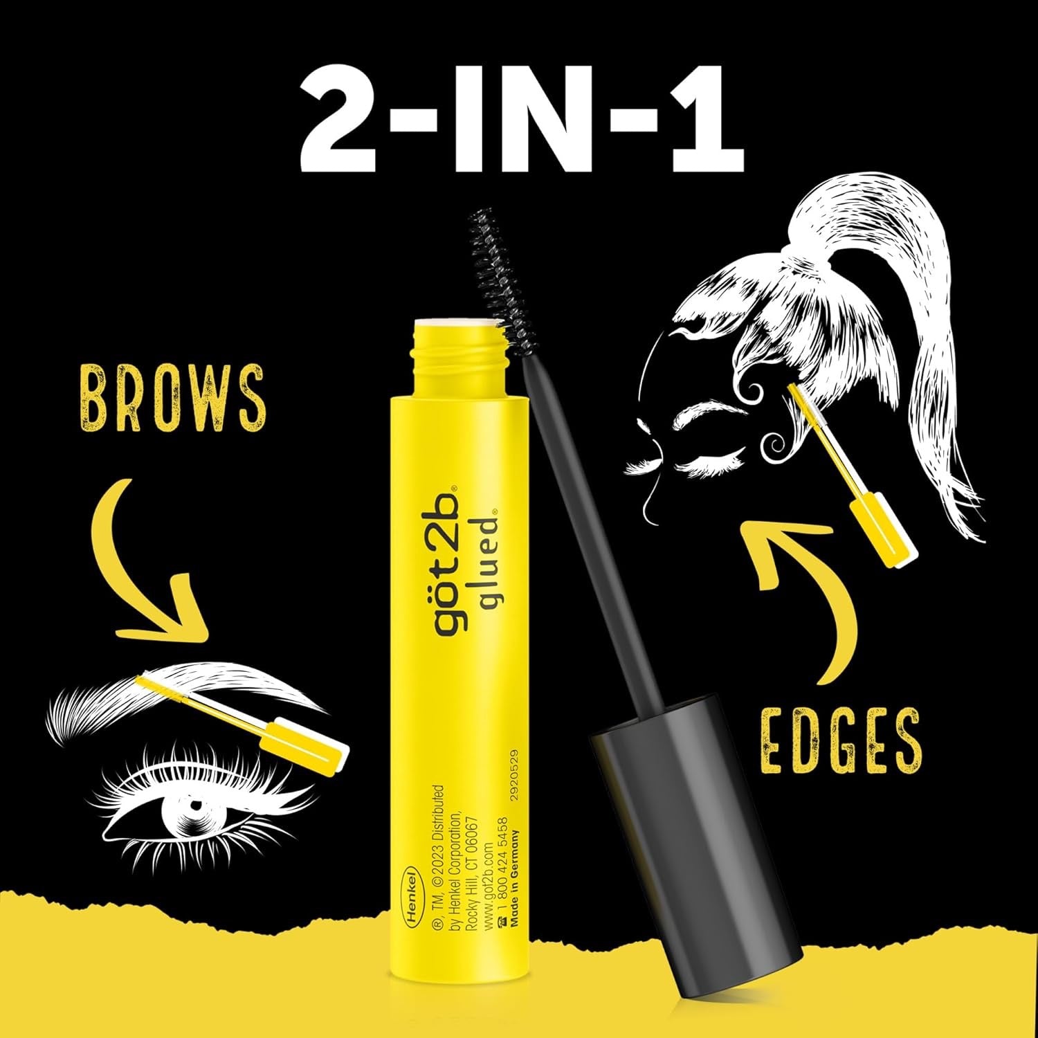Got2b Glued 2-in-1 Gel Cejas Orgánicas